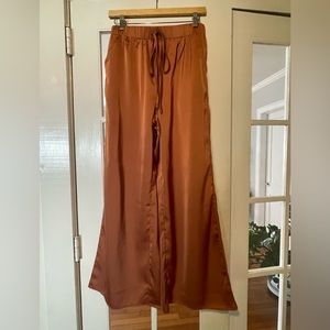 Cider copper wide leg pant